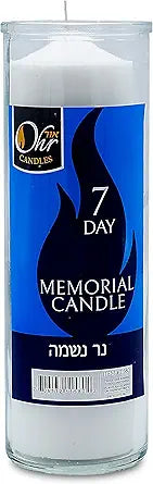 7 Day Tumbler Yahrzeit Candle - Ohr