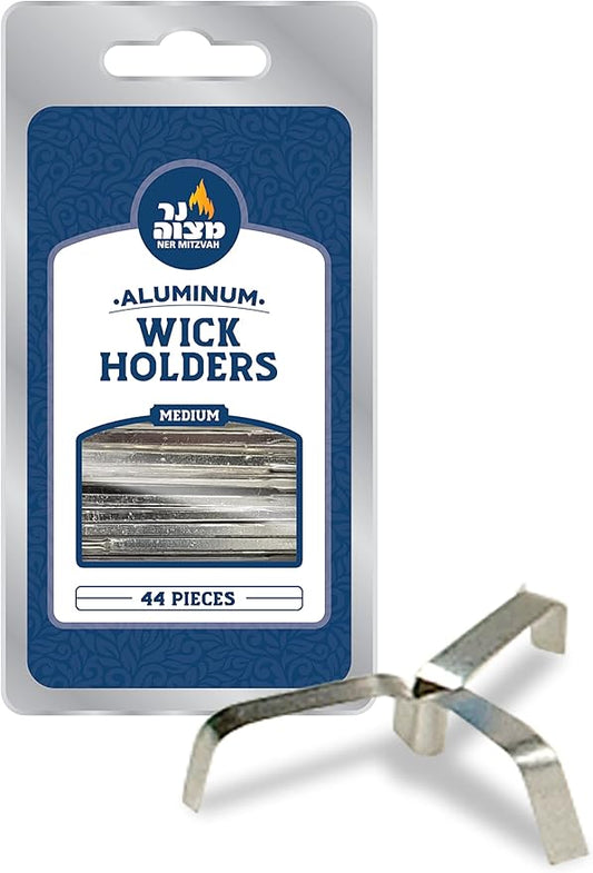 44pk. Aluminum Wick Holders - Medium