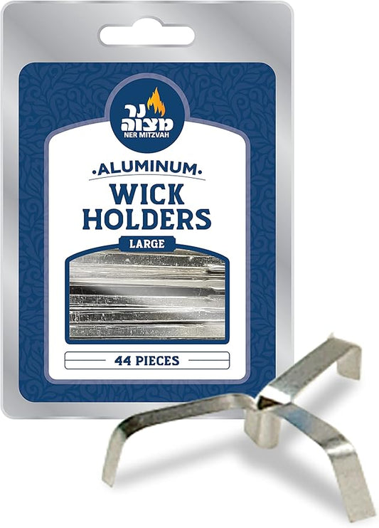 44pk. Aluminum Wick Holders - Large