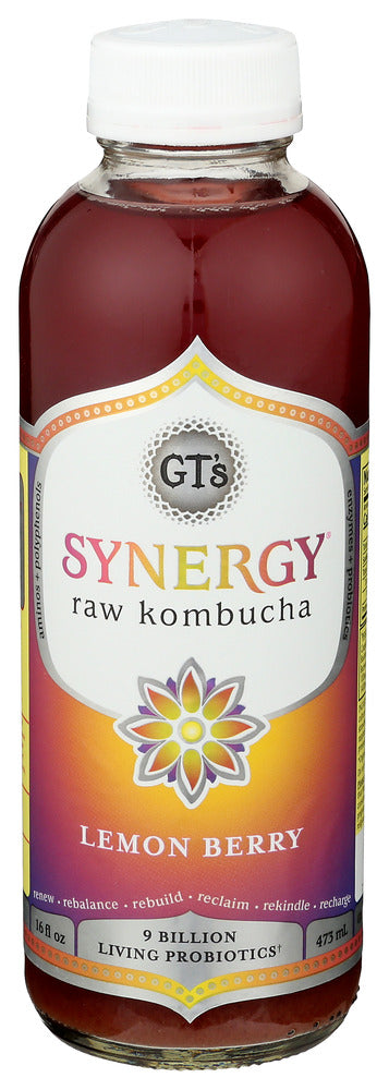 GT ENLIGHTENED SYNERGY KOMBUCHA LEMON BERRY
