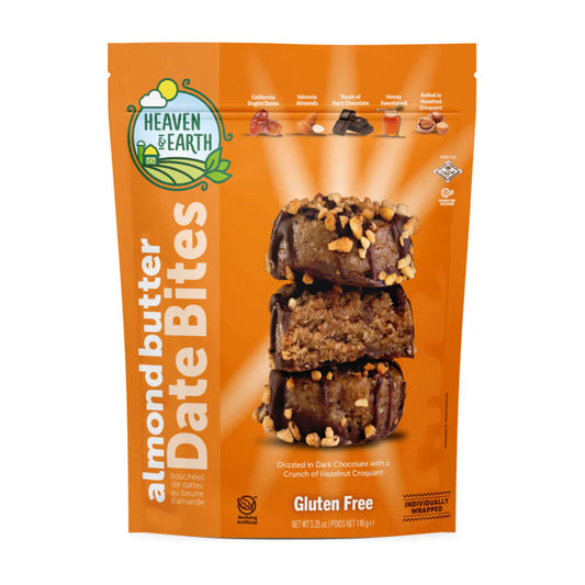 H&E DATE BITES ALMOND BUTTER HAZELNUT 5.25OZ