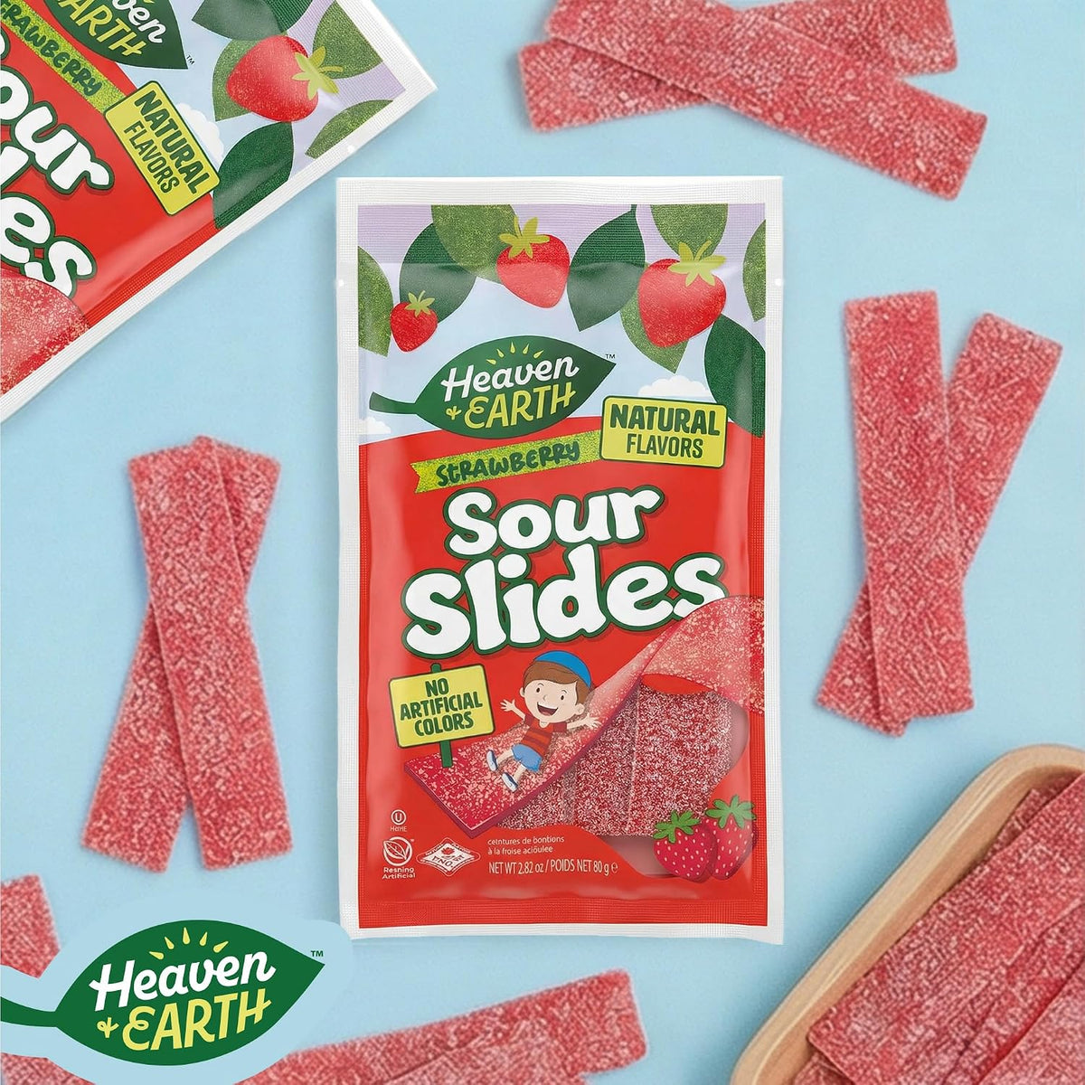 Heaven & Earth Strawberry Sour Slides