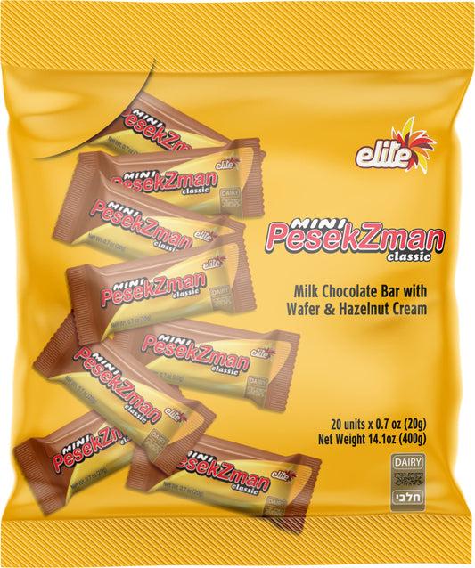 Elite Mini PesekZman Classic Milk Chocolate Bar 14.1 oz