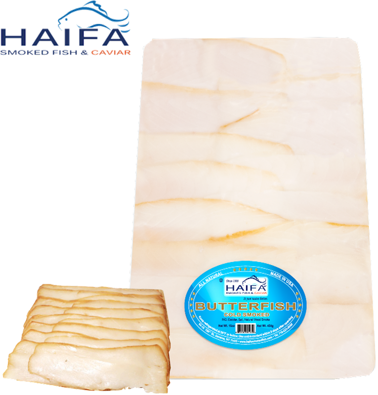 HAIFA COLD SMOKED BUTTERFISH 8oz