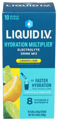 LIQUID IV HYDRATION LEMON LIME 10PK
