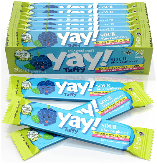 Heaven & Earth YAY Taffy Sour Blue Raspberry
