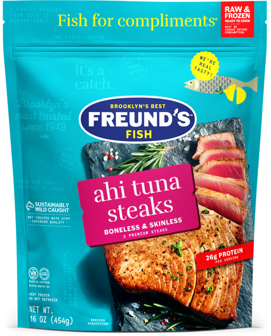 Freunds Retail Tuna Steak FRZ 16oz