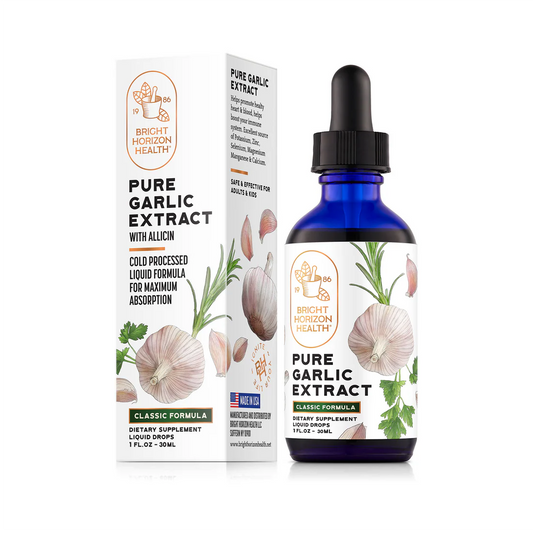 Classic Pure Garlic Extract with Allicin 1 fl oz