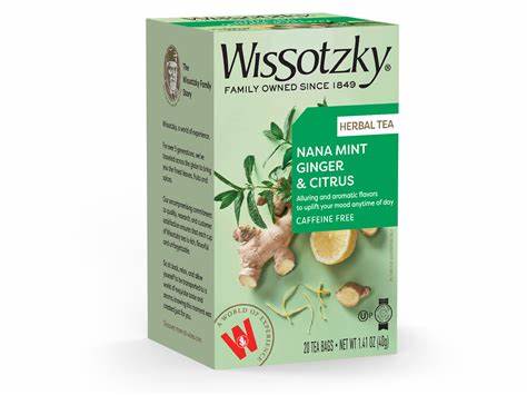 WISSOTZKY Nana Mint Ginger and Citrus Tea