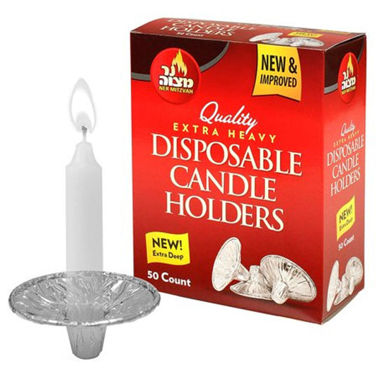 50pk. Disposable Candle Holders