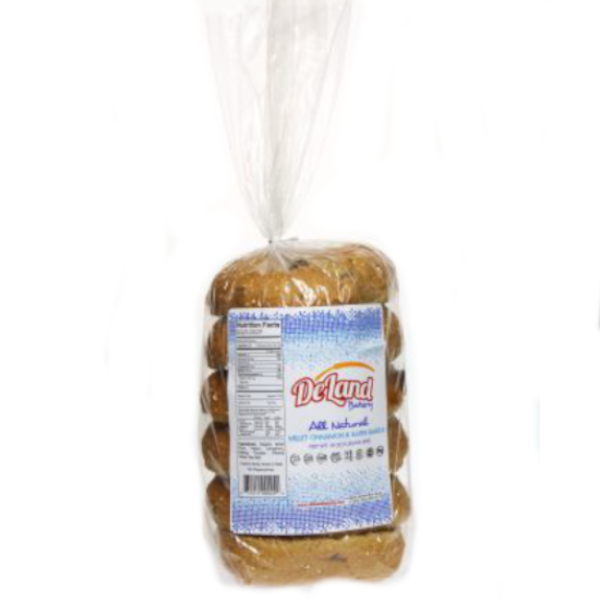 DeLand Bakery Cinnamon & Raisin Millet Bagels