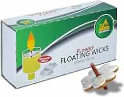 50pk. Flower Floating Wicks