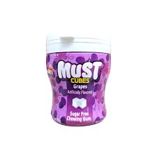 ELITE MUST CUBES S/F GRAPE GUM 2 OZ