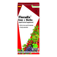 Salus Vegetarian Floradix Iron + Herbs 23 FL oz