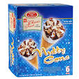Kleins ice cream 6 Pk Nutty Cone