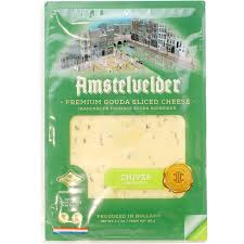 Amstelvelder Chive Cheese Slices