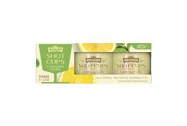 Mehadrin Sorbetto Shot Cups Lemonana Vodka