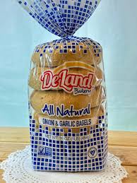DeLand Bakery Onion & Garlic Bagels