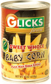GLICKS WHOLE BABY CORN