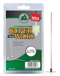 50pk. Super Wick 2.5" Wick Small Tab