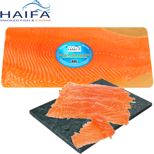 Haifa Atlantic Salmon Pre-Sliced Cold Smoked 2.95lb