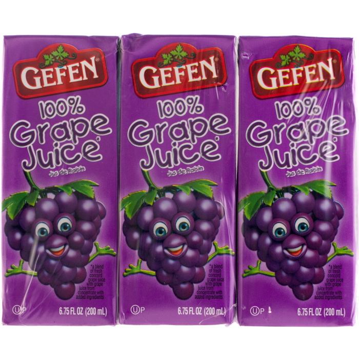 GEFEN BOX DRINK GRAPE JUICE 3X6.75OZ