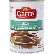 GEFEN CUCUMBER IN BRINE (CAN)-18-25 MINI (KP)