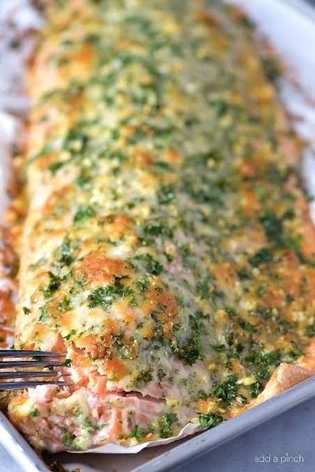 Garlic Herb Salmon Fillet