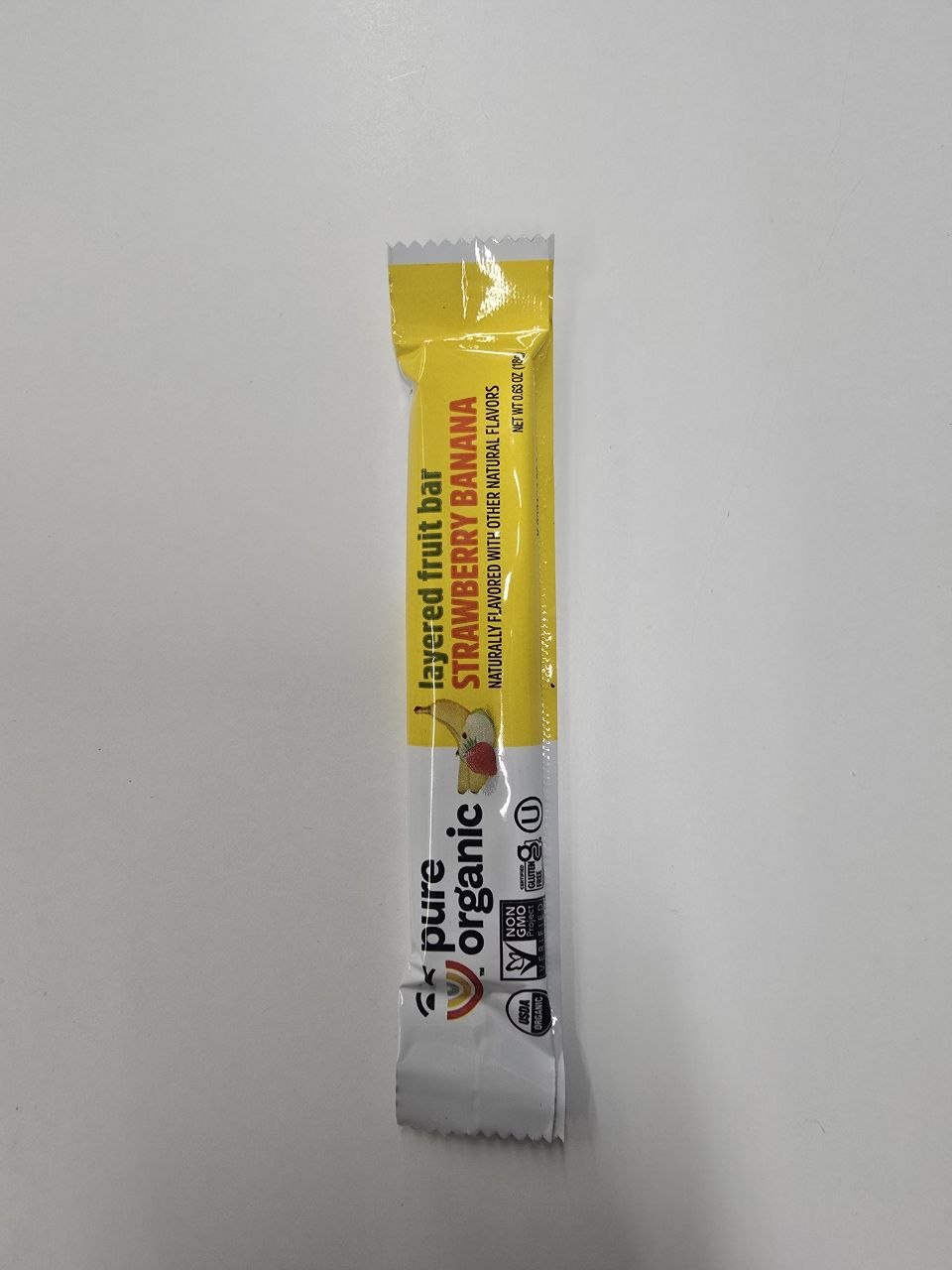 Pure Organic Fruit Bars Strawberry Banana