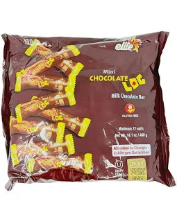 Elite Mini Milk Chocolate Log Bar 14.1 oz