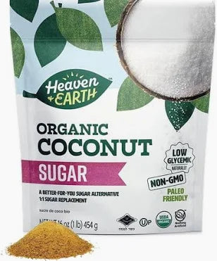 Heaven & Earth Organic Coconut Sugar 16oz