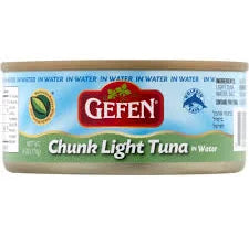 GEFEN Chunk Light Tuna in Water KP 6oz