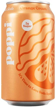 Poppi Orange Cream Soda Can